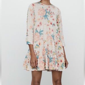 Zara Floral Dress Size Small